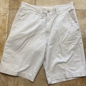 Perry Ellis Cottons Cargo Shorts size 34 flat front